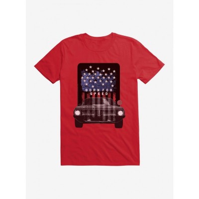 Born For Speed Patriotic T-Shirt - Lightweight Men's Cotton Tee