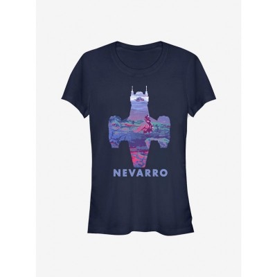 Mandalorian Adventure T-Shirt for Girls - Blue Junior Size