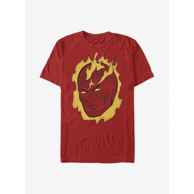 Marvel's Fantastic Four Human Torch Shirt - Men's Red