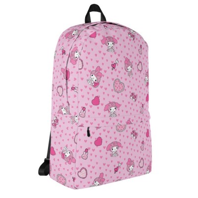 My Melody Sleepover Adventure Backpack - Water-Resistant & Laptop Friendly
