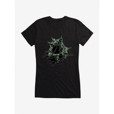 Creature from The Black Lagoon Fin Attack Graphic Tee for Girls